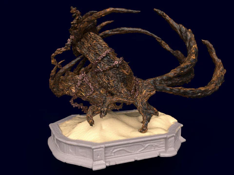 Elden Ring Nightreign Gladius Beast of Night Tricephalos 3D Print Model
