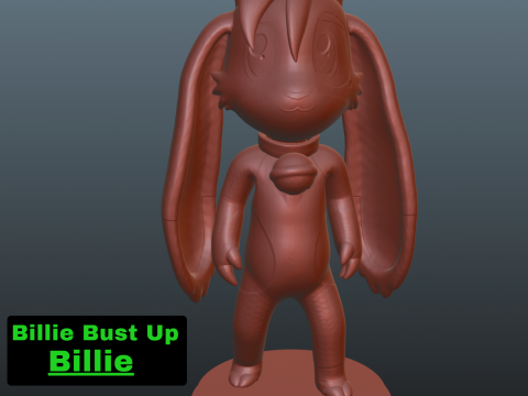 Billie Bust Up Billie Modèles 3D en vedette