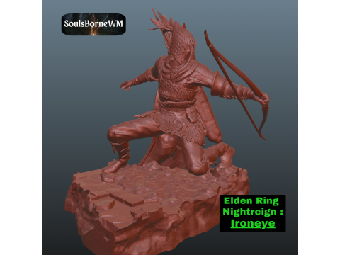 Elden Ring Nightreign Ironeye 3D Print Model