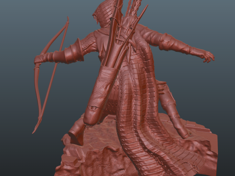 Elden Ring Nightreign Ironeye Modèles 3D en vedette