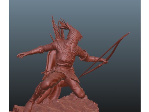 Elden Ring Nightreign Ironeye Modèles 3D en vedette