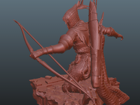 Elden Ring Nightreign Ironeye Modèles 3D en vedette