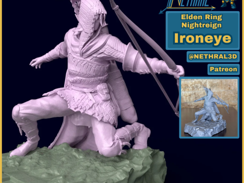 Elden Ring Nightreign Ironeye 3D Print Model