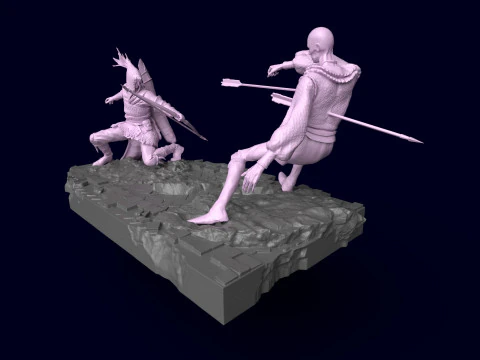 Elden Ring Nightreign Ironeye Diorama bonus standalone version 3D Print Model