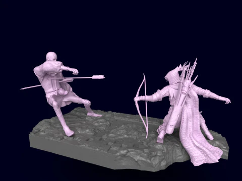 Elden Ring Nightreign Ironeye Diorama bonus standalone version 3D Print Model