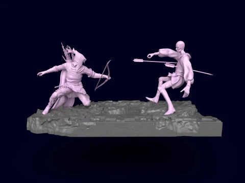 Elden Ring Nightreign Ironeye Diorama bonus standalone version 3D Print Model