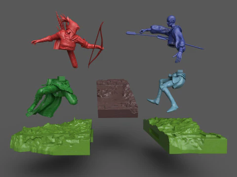 Elden Ring Nightreign Ironeye Diorama bonus standalone version 3D Print Model