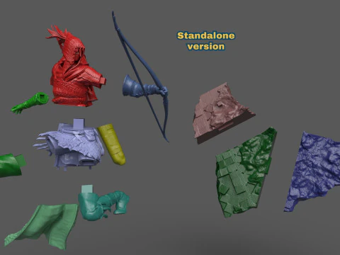 Elden Ring Nightreign Ironeye Diorama bonus standalone version 3D Print Model