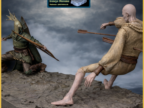 Elden Ring Nightreign Ironeye Diorama bonus standalone version 3D Print Model