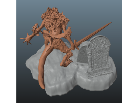 Elden Ring Leonine Misbegotten Model do druku 3D