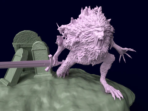 Elden Ring Leonine Misbegotten 3D Print Model