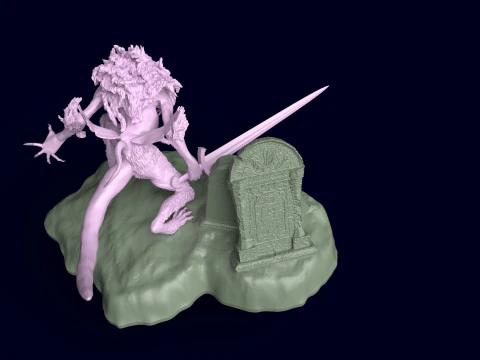 Elden Ring Leonine Misbegotten 3D Print Model