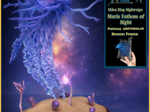 Elden Ring Nightreign Maris Fathom da Noite Modelo de Impressão 3D
