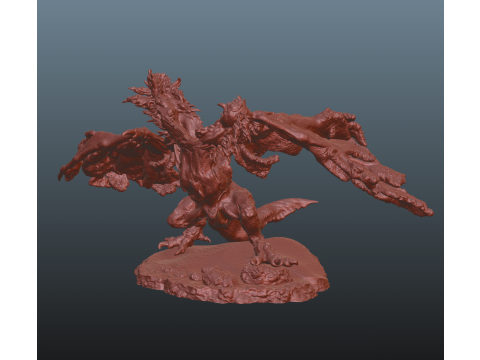 Elden Ring Nightreign Gaping Jaw V2 Phase 1 2 and 3 Everdark Model Cetak 3D
