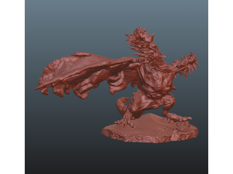 Elden Ring Nightreign Gaping Jaw V2 Phase 1 2 and 3 Everdark Model Cetak 3D