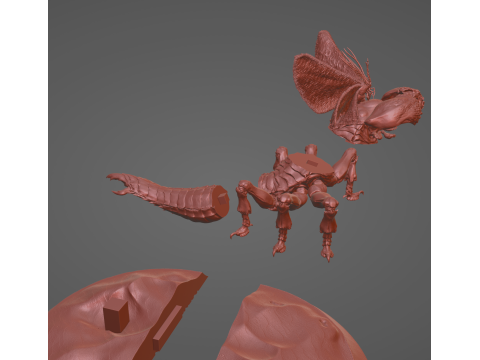 Elden Ring Nightreign Gnoster Wisdom of Night Modelo de impresión 3D