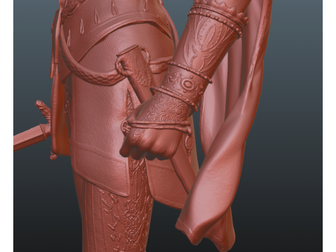 Elden Ring Nightreign Duchess Dawn Skin Modello di stampa 3D