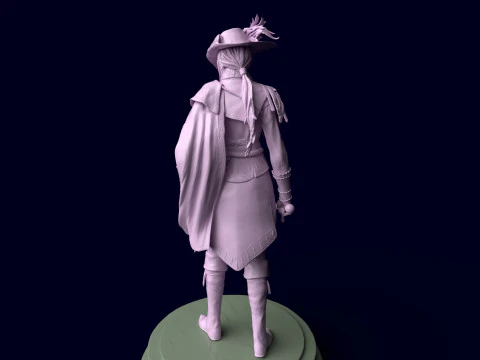 Elden Ring Nightreign Duchess Dawn Skin 3D Print Model