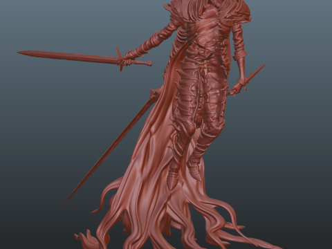 Elden Ring Nightreign Heolstor the Nightlord Pose 2 bonus 3D Print Model