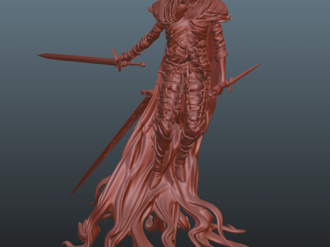 Elden Ring Nightreign Heolstor the Nightlord Pose 2 bonus 3D Print Model