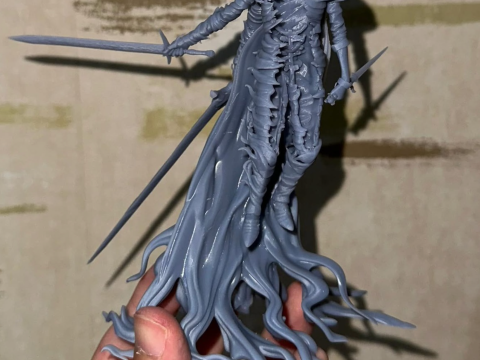 Elden Ring Nightreign Heolstor the Nightlord Pose 2 bonus 3D Print Model