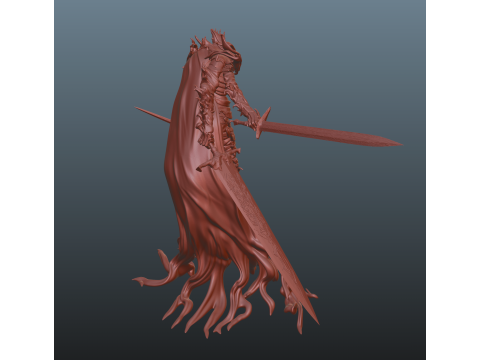 Elden Ring Nightreign Heolstor the Nightlord Pose 2 bonus 3D Print Model