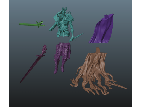 Elden Ring Nightreign Heolstor the Nightlord Pose 2 bonus 3D Print Model