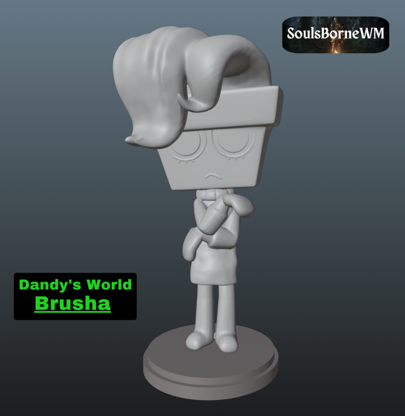 Dandys World Brusha Modèles 3D en vedette .c4d .max .obj .3ds .fbx .stl .blend