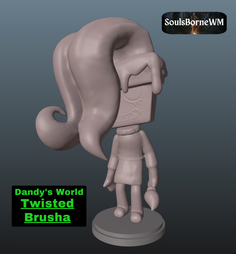 Dandys World Twisted Brusha Modèles 3D en vedette .c4d .max .obj .3ds .fbx .stl .blend