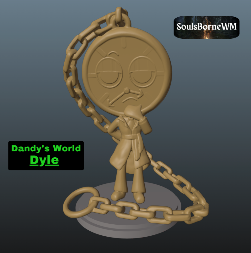 Dandys World Dyle 3D Print Model .c4d .max .obj .3ds .fbx .stl .blend