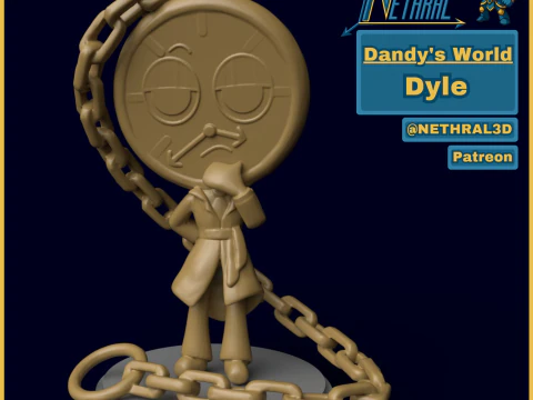 Dandys Mundo Dyle Modelo de Impressão 3D