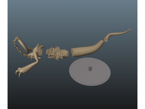 Dandys World Twisted Dyle 3D Print Model