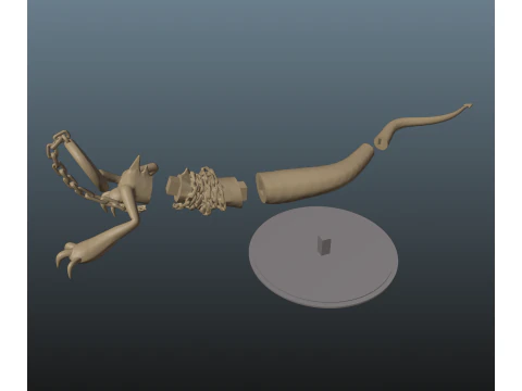 Dandys World Twisted Dyle 3D Print Model