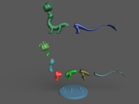 Gourde torsadée du monde de Dandys Modèles 3D en vedette