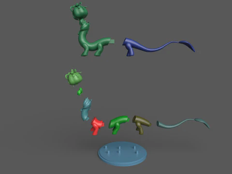 Dandys World Twisted Gourdy 3D Print Model