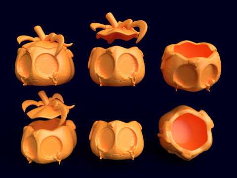 Gourde torsadée du monde de Dandys Modèles 3D en vedette