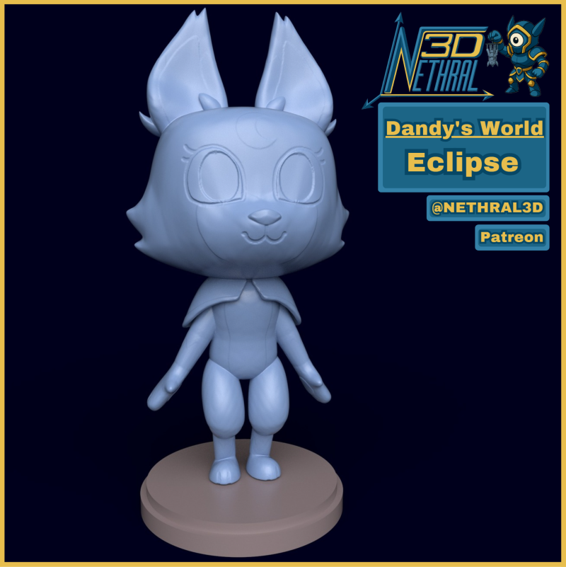 Dandy'nin Dünya Tutulması 3D Baskı Modeli .c4d .max .obj .3ds .fbx .stl .blend
