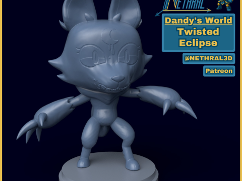 Dandys World Twisted Eclipse Model do druku 3D