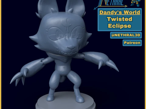 Il mondo distorto di Dandy Modello di stampa 3D