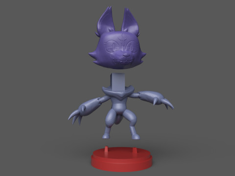 Dandys World Torcido Eclipse Modelo de Impressão 3D
