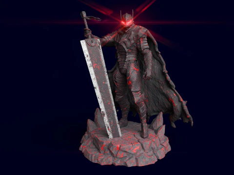 ベルセルク ガッツ 狂戦士の甲冑 3Dプリントモデル
