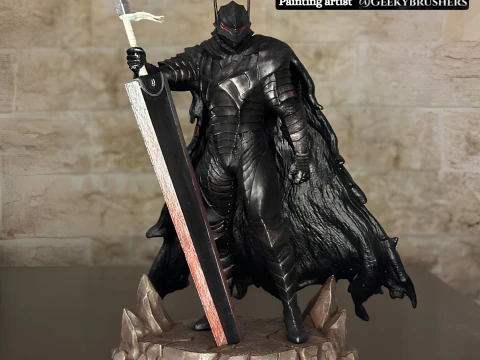 ベルセルク ガッツ 狂戦士の甲冑 3Dプリントモデル