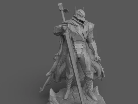 ベルセルク ガッツ 狂戦士の甲冑 3Dプリントモデル