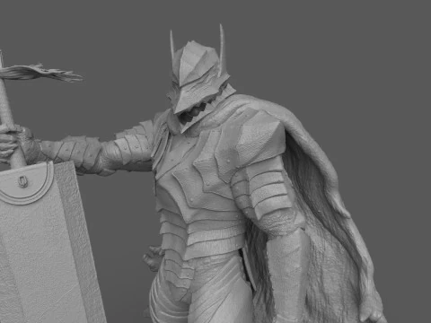 ベルセルク ガッツ 狂戦士の甲冑 3Dプリントモデル