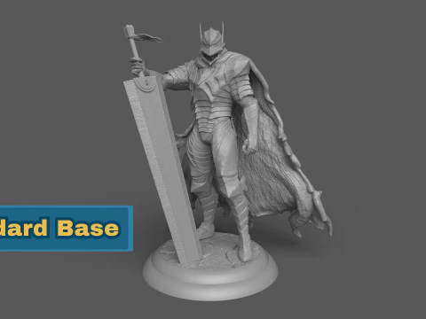 ベルセルク ガッツ 狂戦士の甲冑 3Dプリントモデル