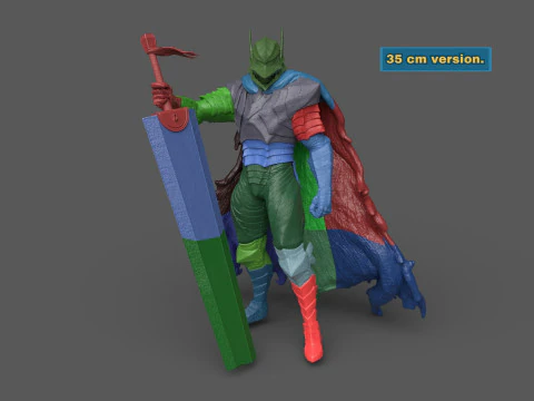 ベルセルク ガッツ 狂戦士の甲冑 3Dプリントモデル