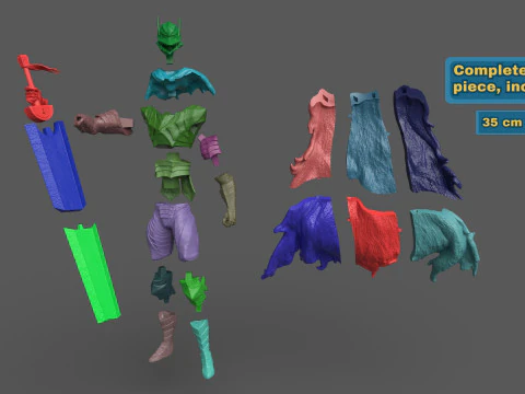 ベルセルク ガッツ 狂戦士の甲冑 3Dプリントモデル