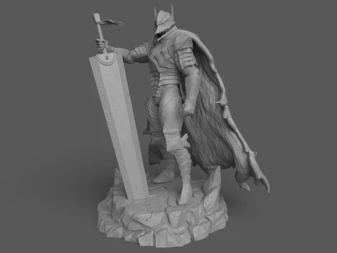 ベルセルク ガッツ 狂戦士の甲冑 3Dプリントモデル