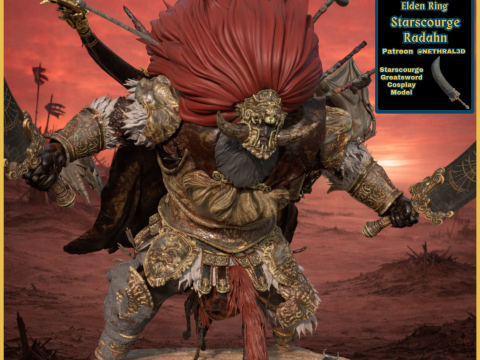 Elden Ring Starscourge Radahn 3D Print Model