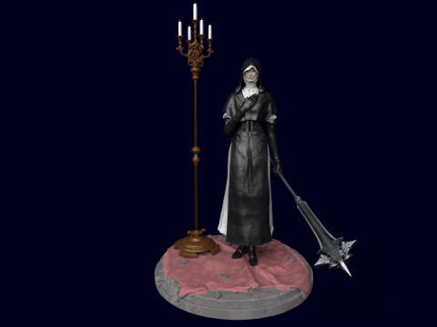 Elden Ring Nightreign Undertaker 3D Print Model